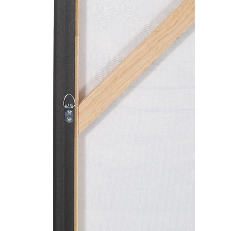 Black and Tan Abstract Hand Painted Wall Art 50"W x 50"H