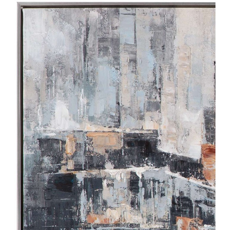 City Scape Framed Canvas 60"W x 30"H