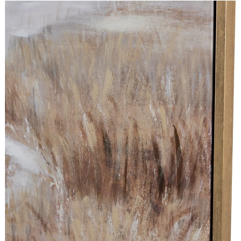 The Lost Path Hand Painted Framed Canvas 39"W x 49"H
