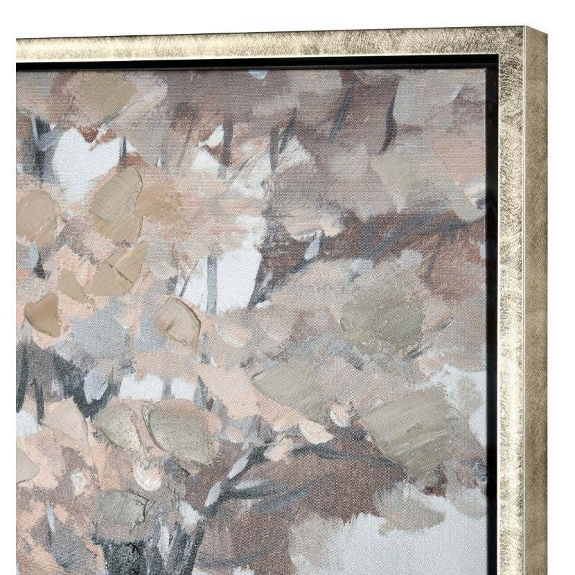 City Stroll Embellished Canvas Framed Painting 40"W x 40"H