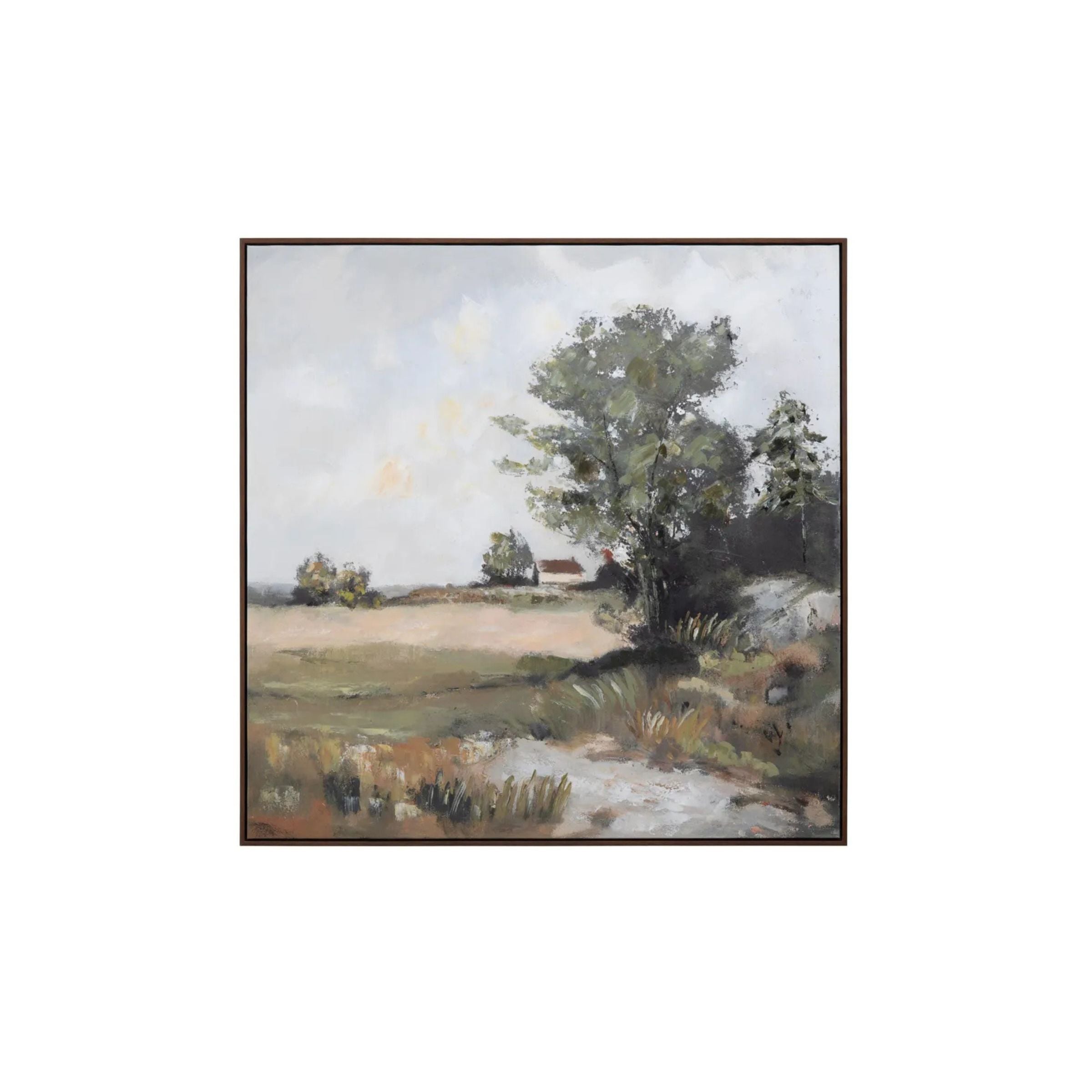 Country Edge Hand Painted Framed Canvas 40"W x 40"H