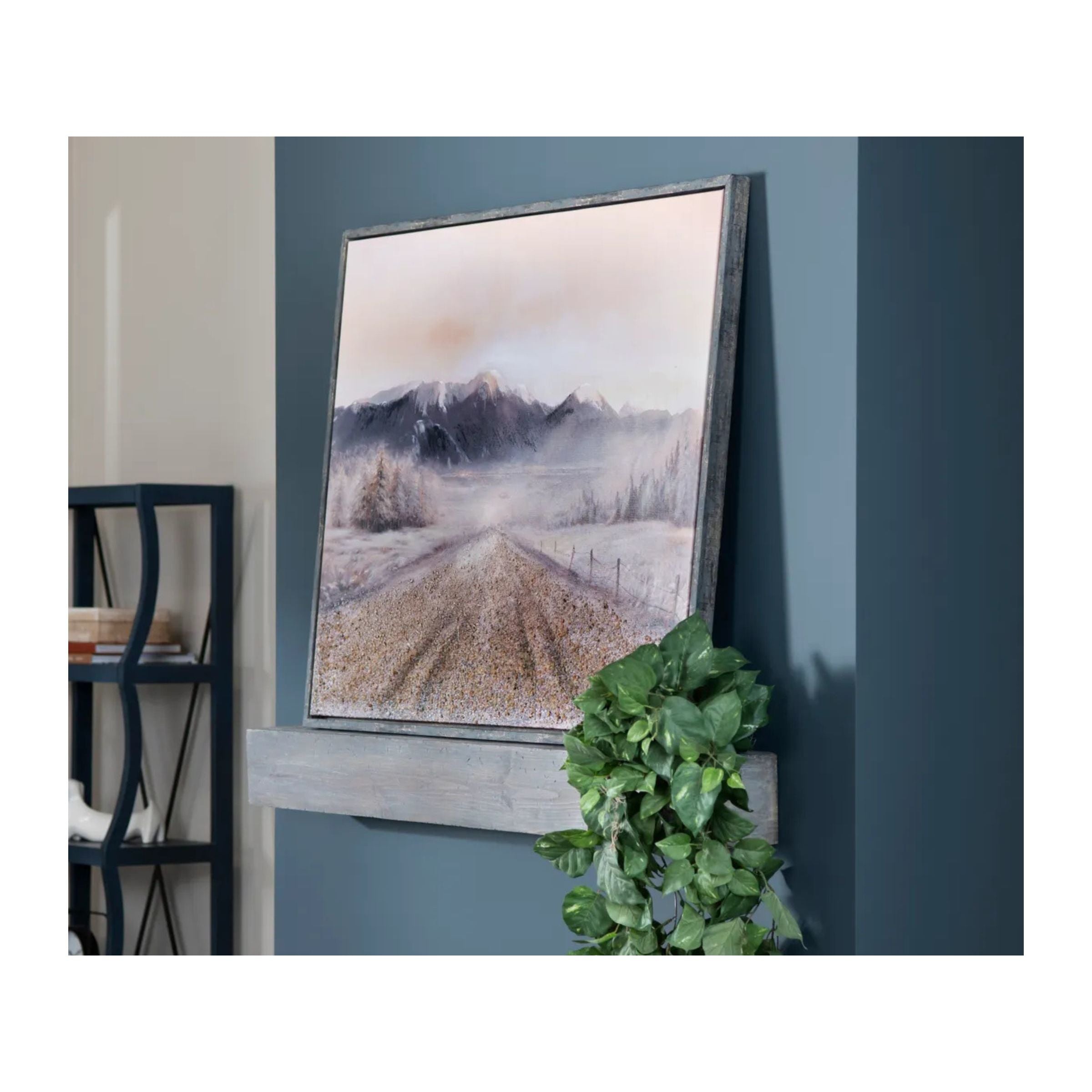 Bozeman Landscape Framed Canvas 47"W x 35.5"H