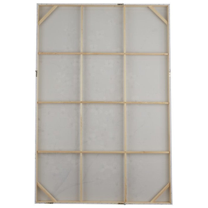 White and Gold Flowers Canvas Art 86"W x 58"H