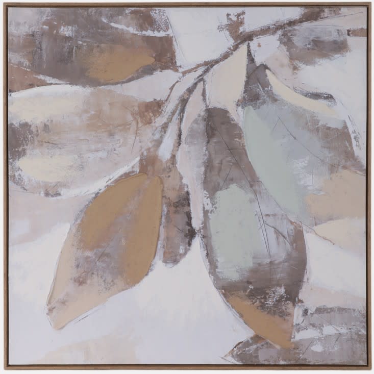 Fall Leaves Hand Painted Wall Art 40"W x 40"H
