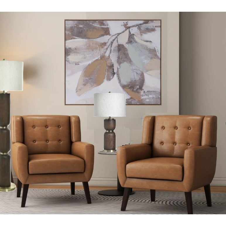 Fall Leaves Hand Painted Wall Art 40"W x 40"H