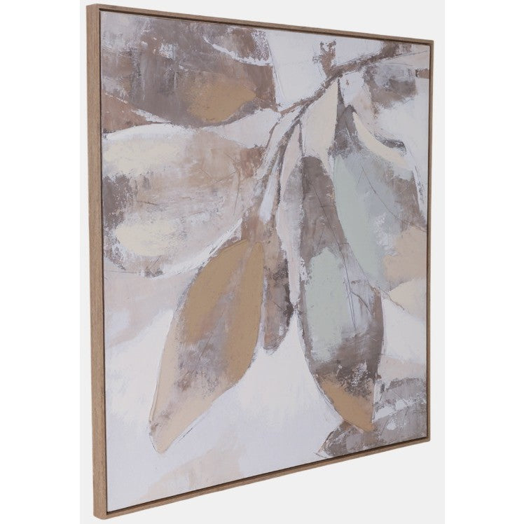 Fall Leaves Hand Painted Wall Art 40"W x 40"H