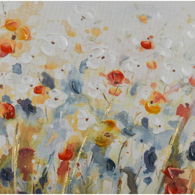 Spring Floral Canvas Art 24"W x 24"H