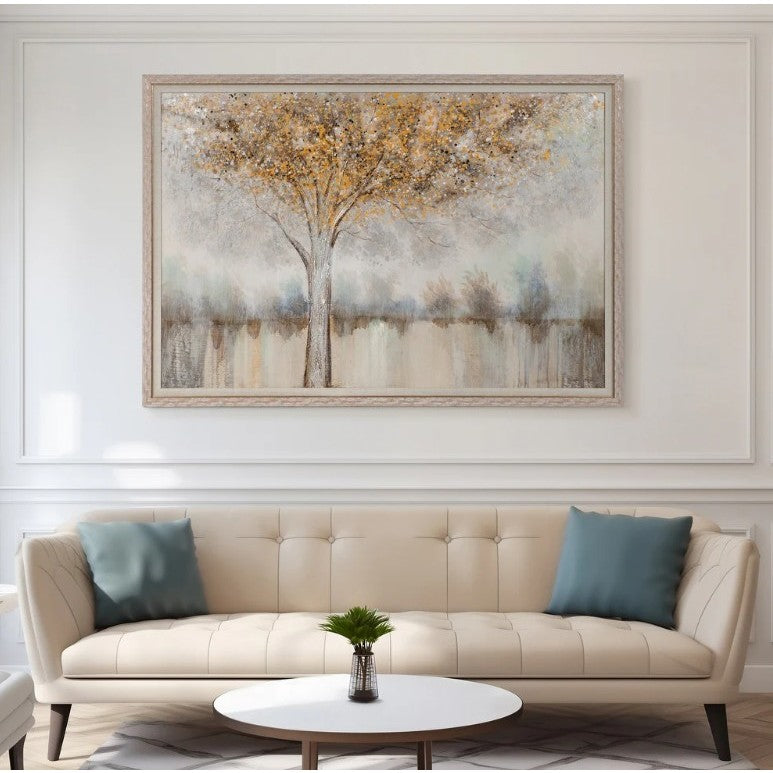 Trees Multi Framed Oil Painting 65"W x 45"H