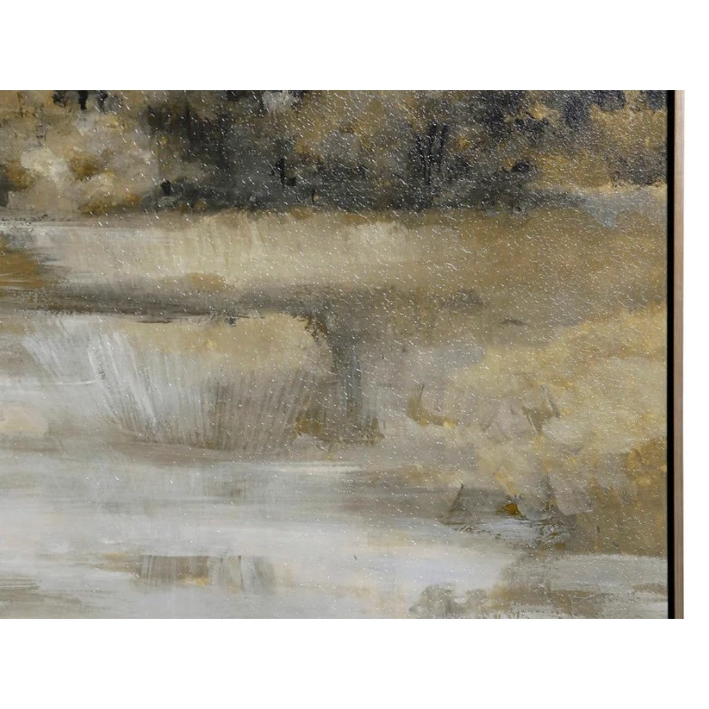 Summer Green II Framed Canvas Art 30"W x 60"H