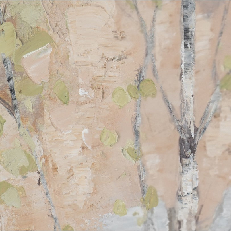Serene Hand Painted Wall Art 40"W x 40"H