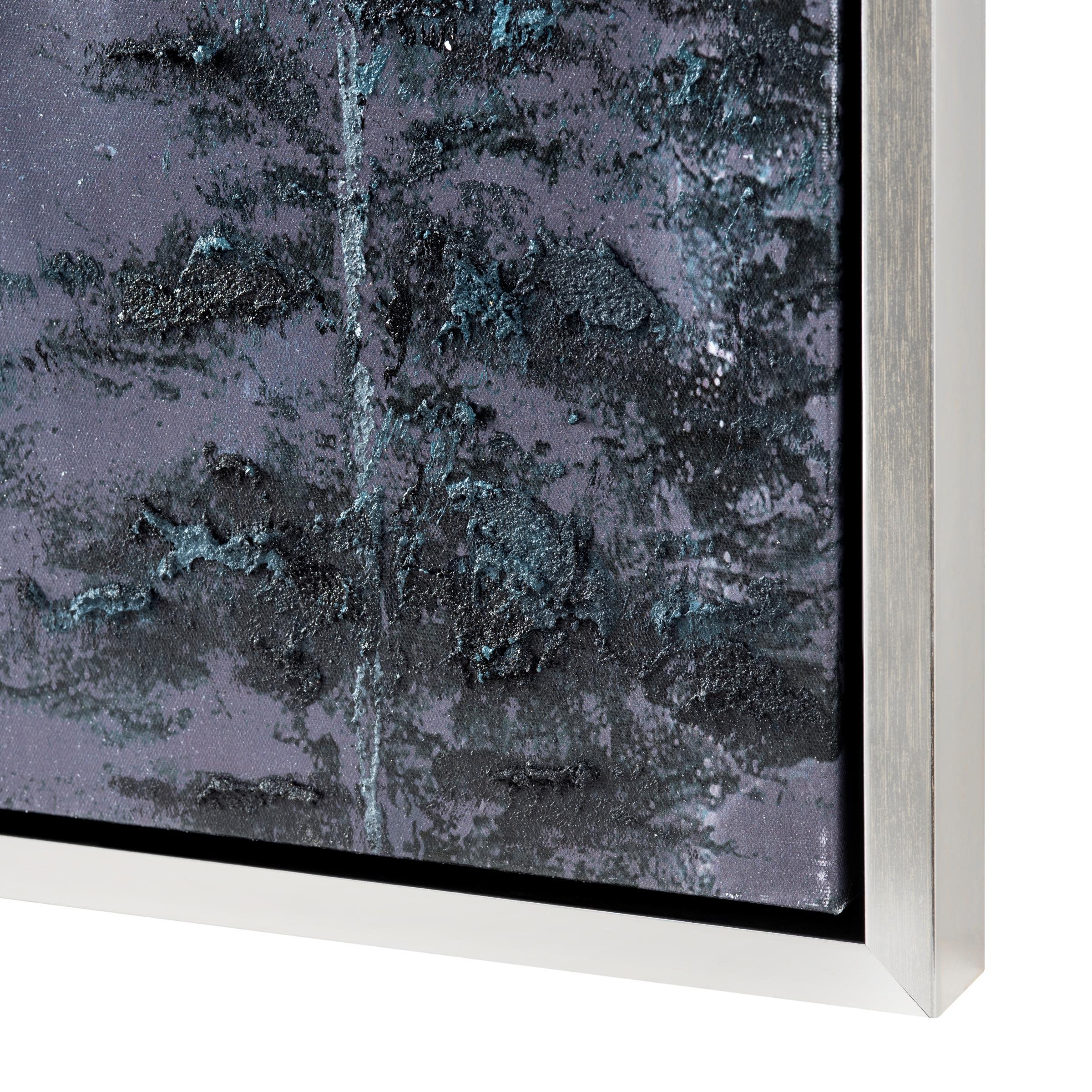 Set of 3 Mountain Treeline Framed Canvas 29"W x 59"H