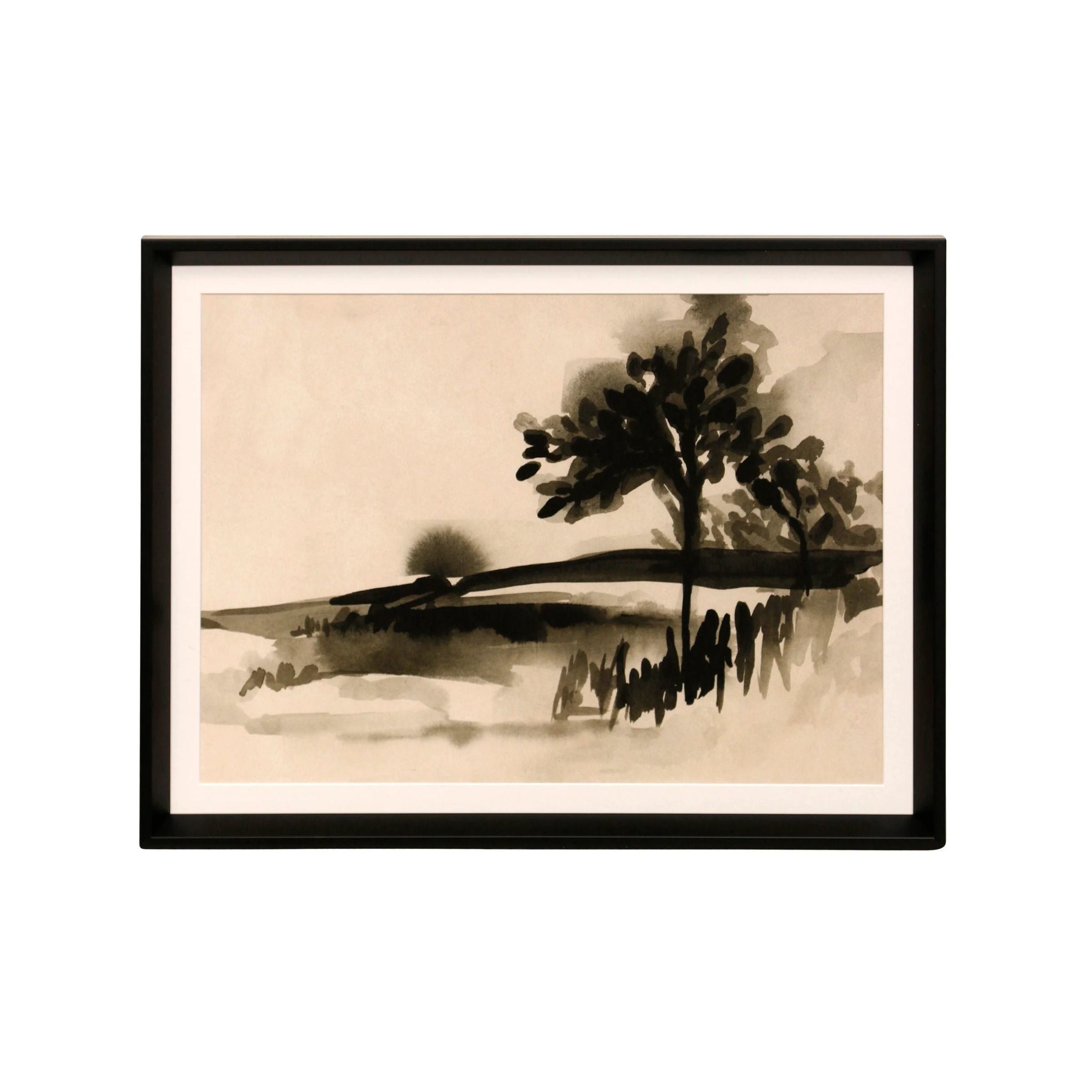 Inkscape II Framed Print Under Glass 26"W x 20"H