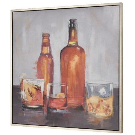 Drinks Framed Wall Art 39"W x 39"H