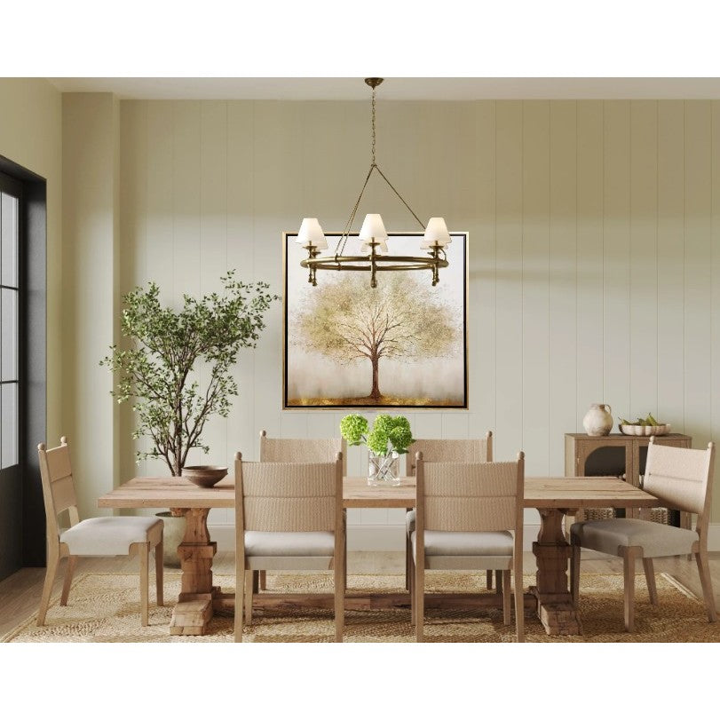 Tree Framed Canvas Print 37"W x 37"H