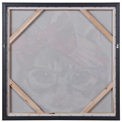 Kitty Framed Painting 24.5"W x 24.5"H