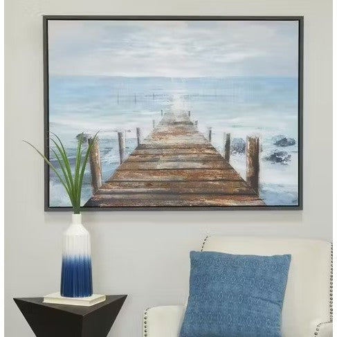 Pier In The Sun Wall DÃ©cor 36"W x 47"H