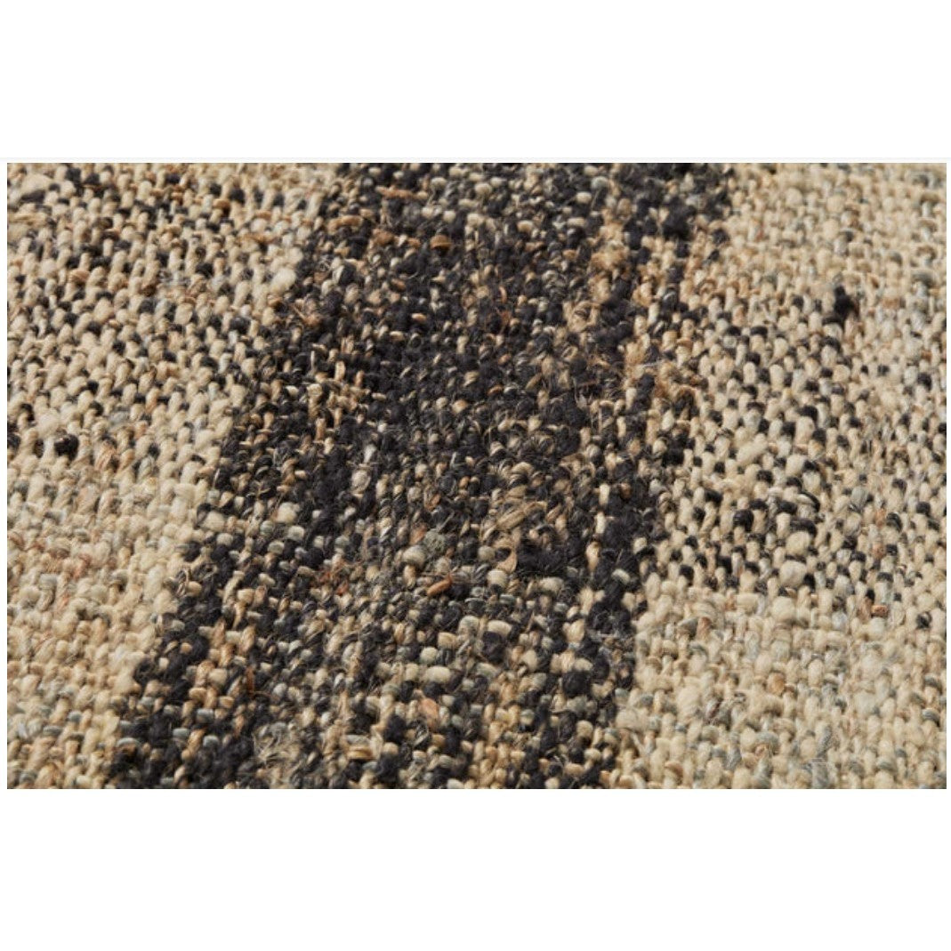 Black and Tan Plaid Framed Textile 26"W x 41"H