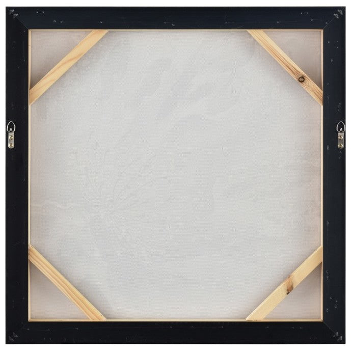 Grey and Gold Bloom I Framed Wall Art 24"W x 24"H