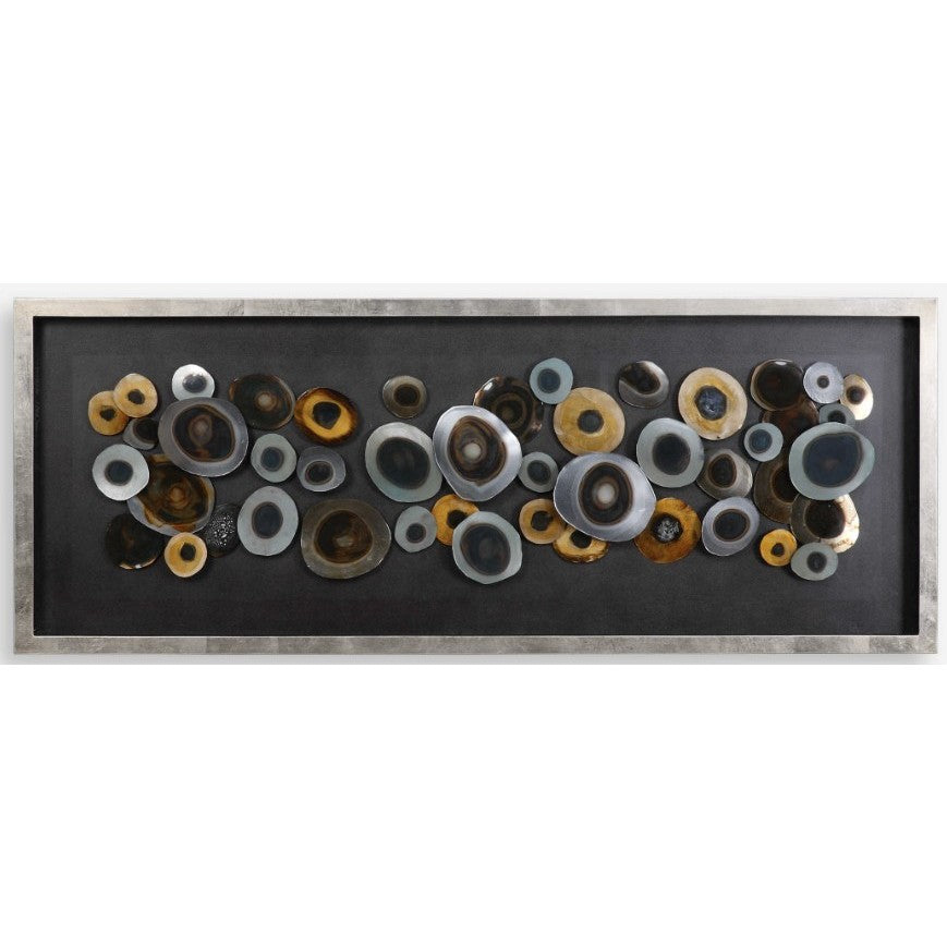 Iron Disc Wall Art 62"W x 24"H