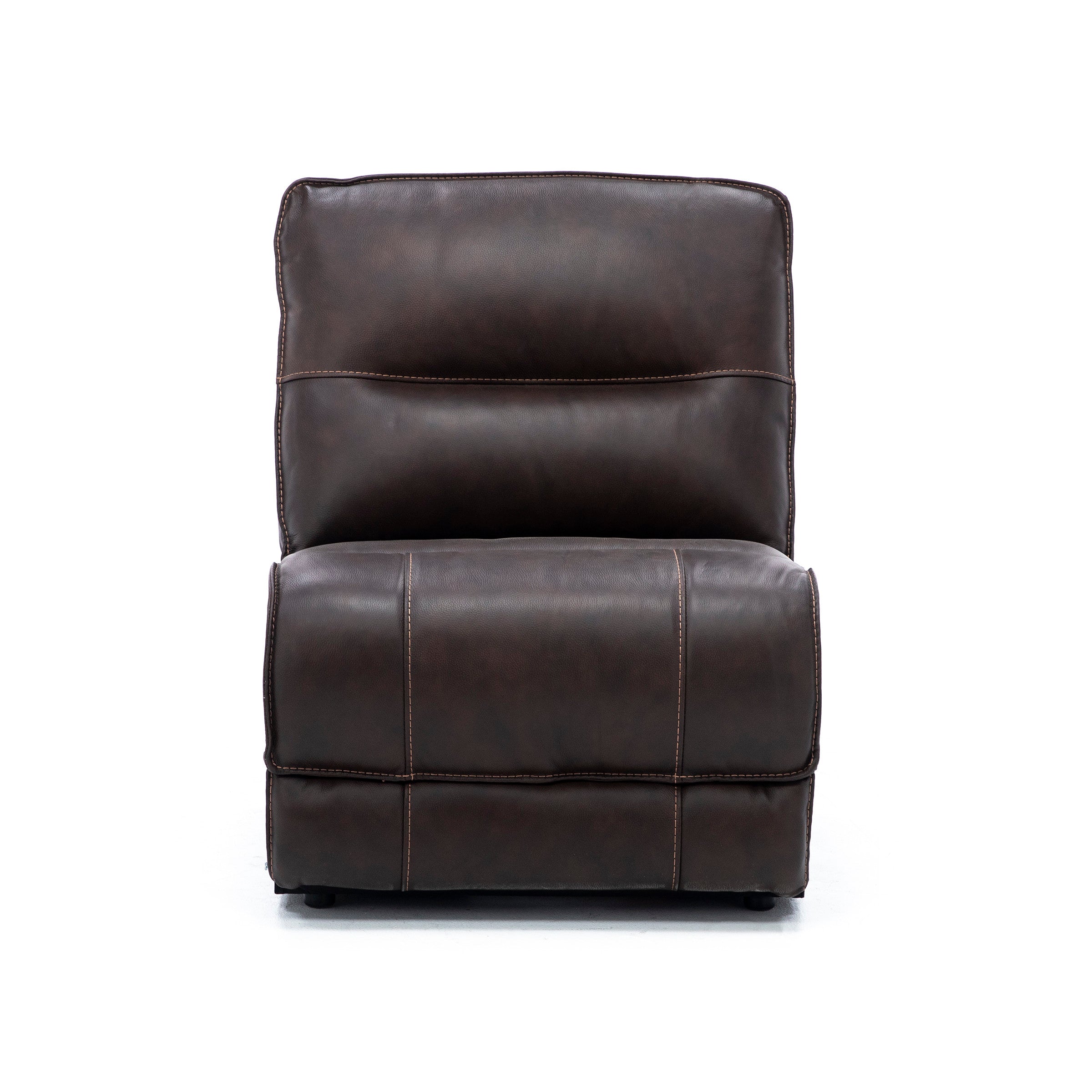 Mustang 6-Pc. Leather Power Headrest Reclining Modular