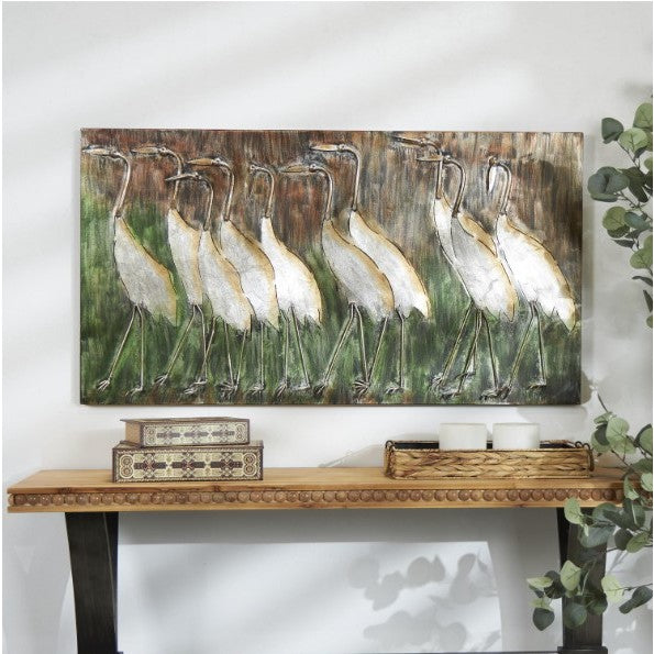 Metal Bird Wall Decor 43"W x 24"H