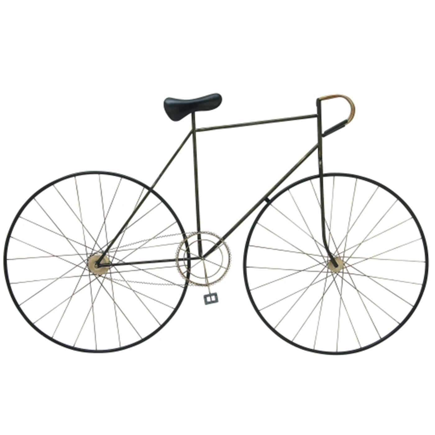 Black Metal Bike Wall Decor 59"W x 37"H