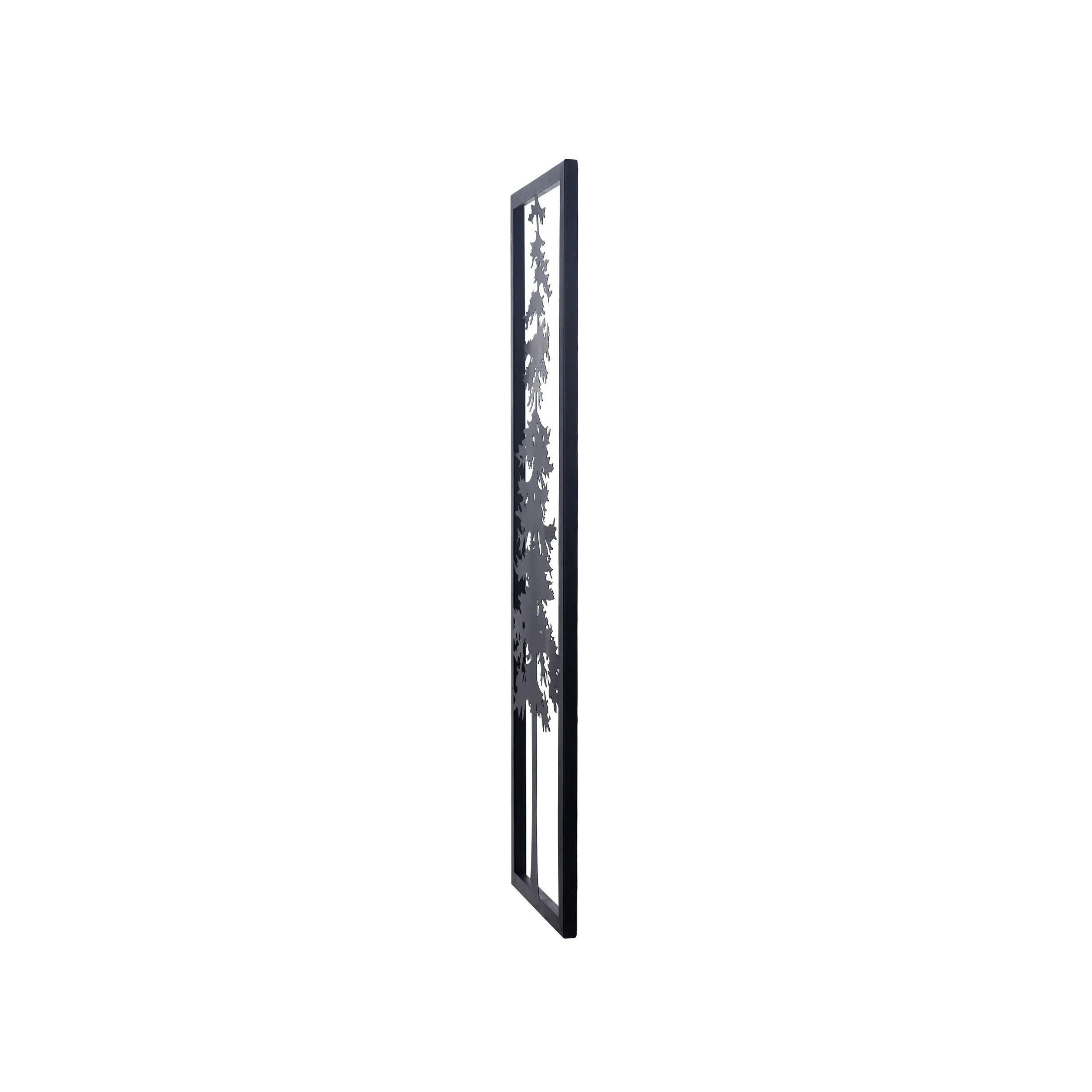 Black Metal Tree I Wall DÃ©cor 12"W x 36"H