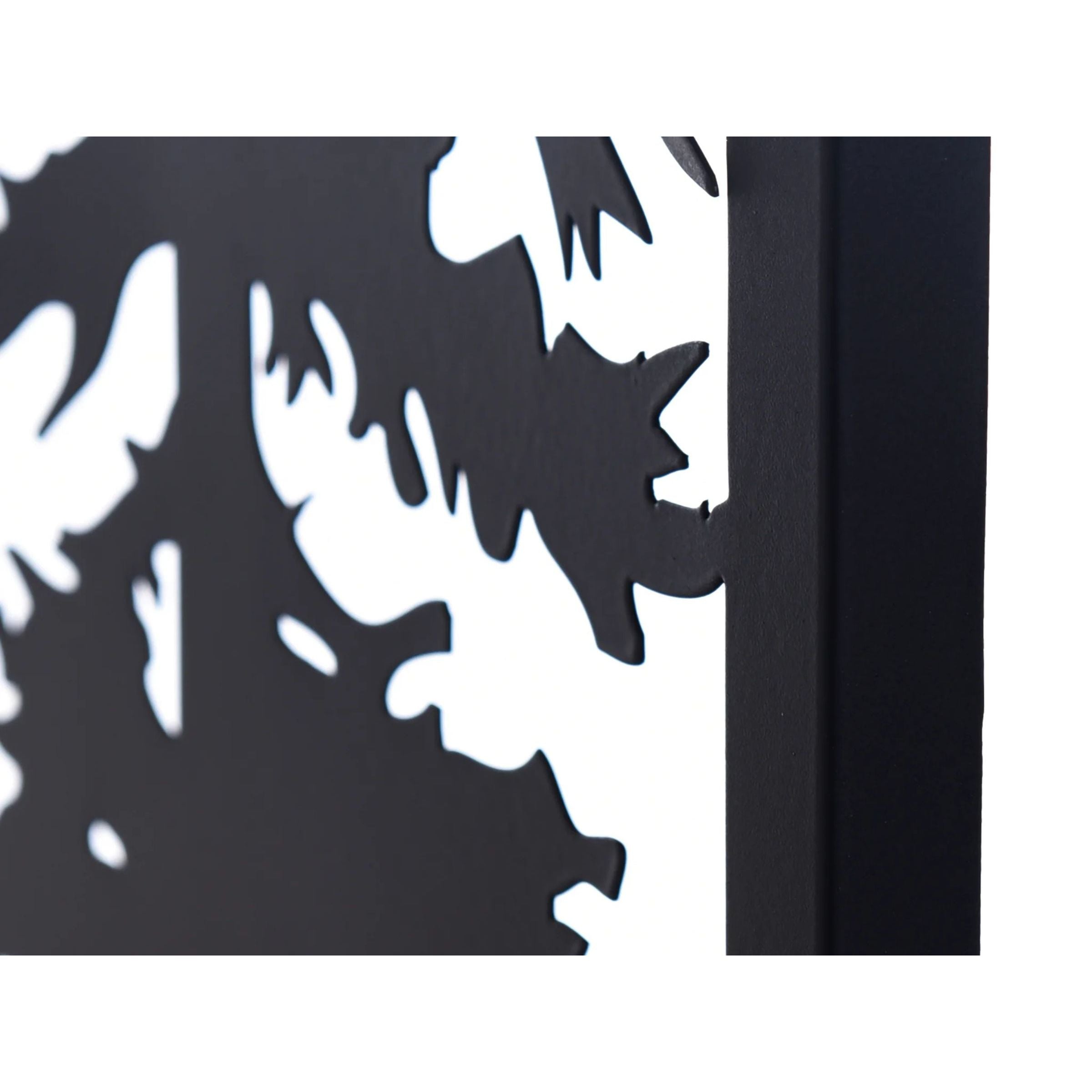Black Metal Tree II Wall DÃ©cor 12"W x 36"H