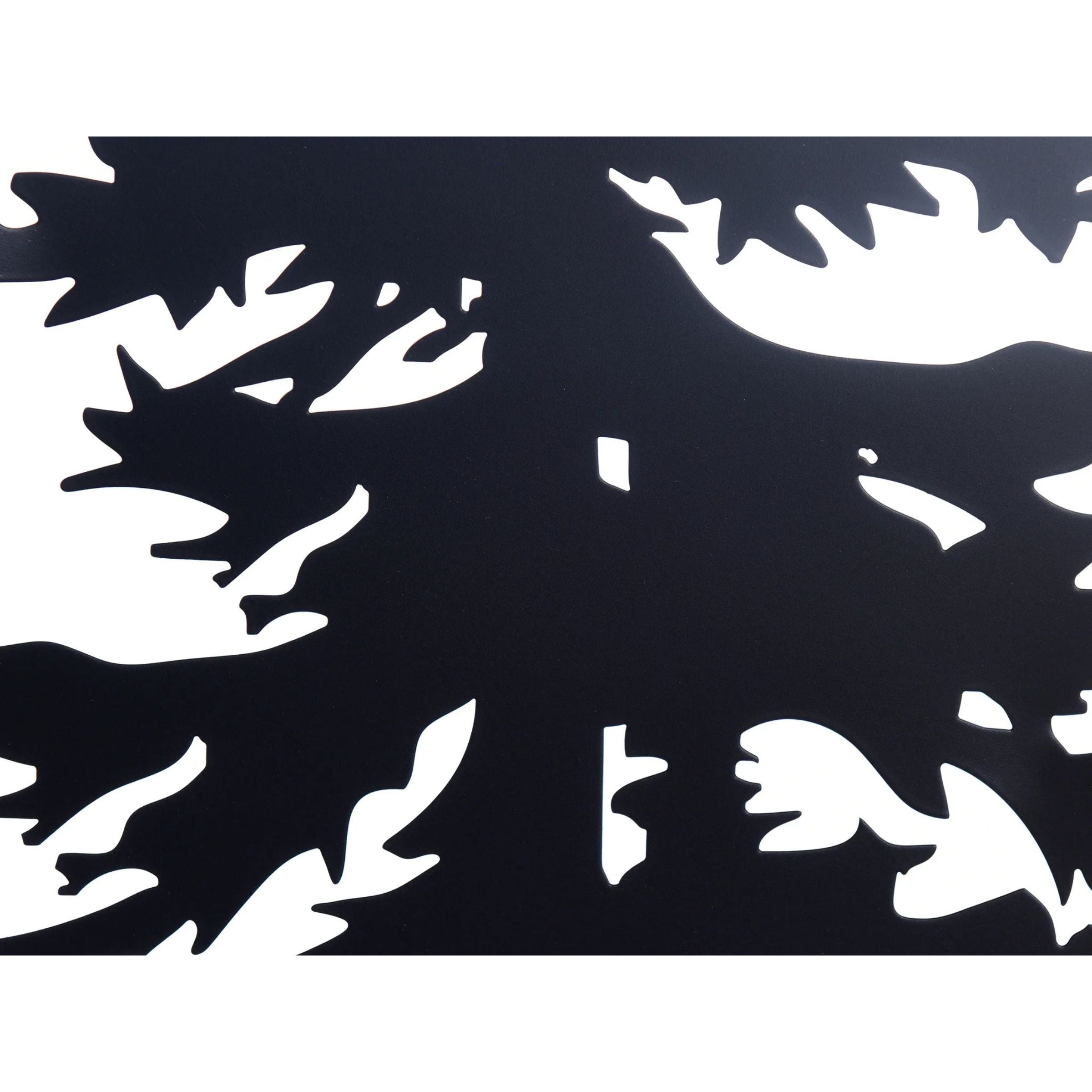 Black Metal Tree II Wall DÃ©cor 12"W x 36"H