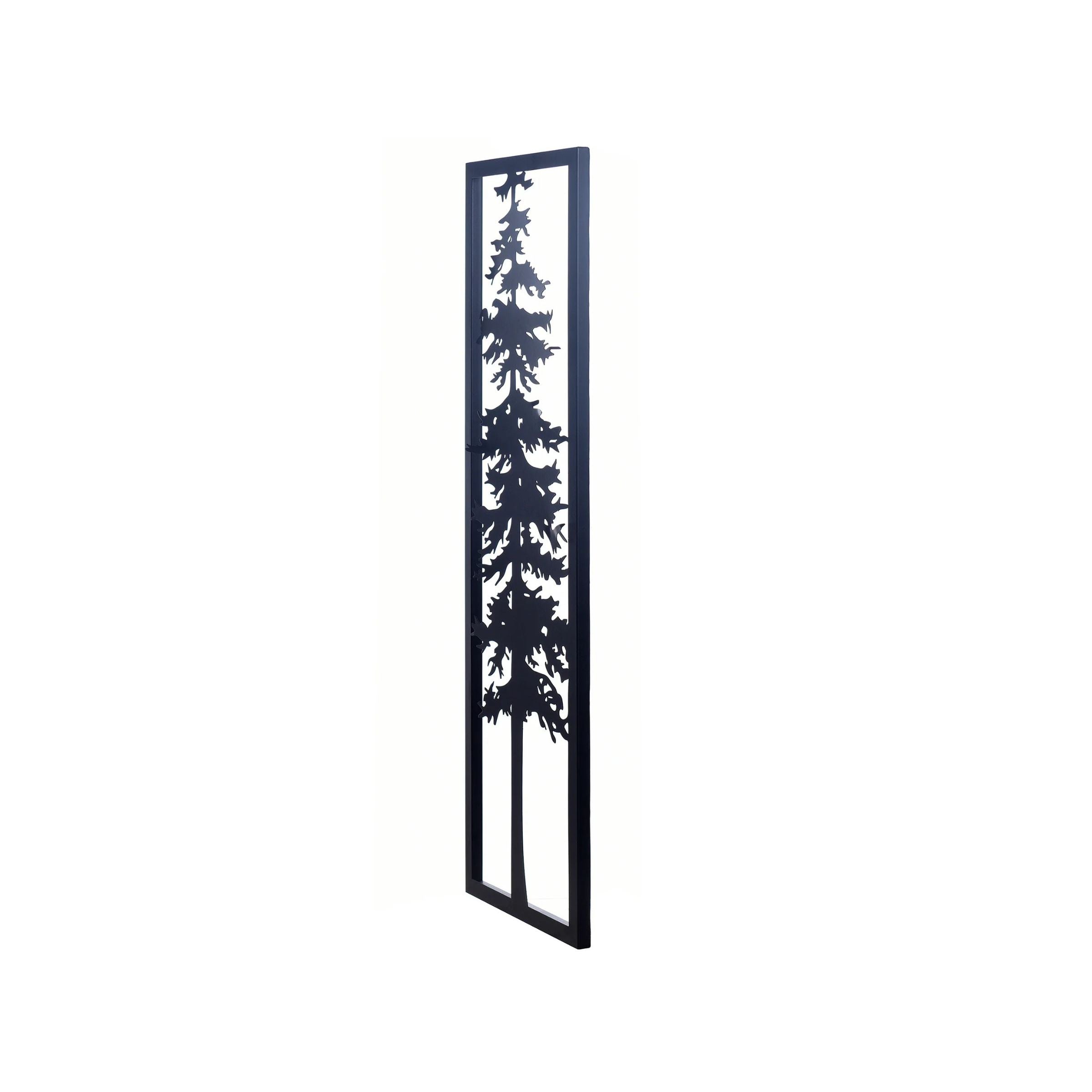 Black Metal Tree II Wall DÃ©cor 12"W x 36"H