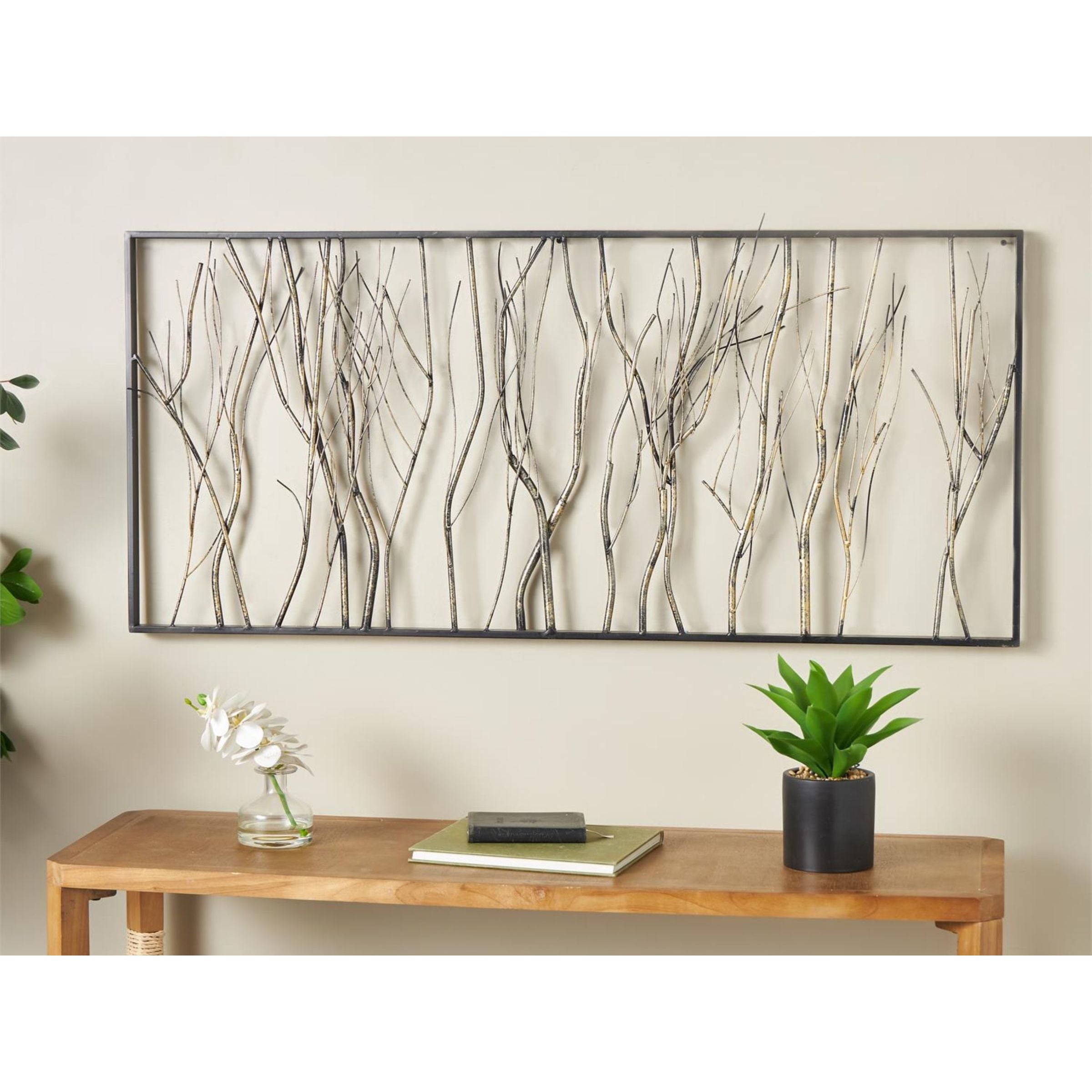 Branches Metal Wall Decor 48"W x 22"H