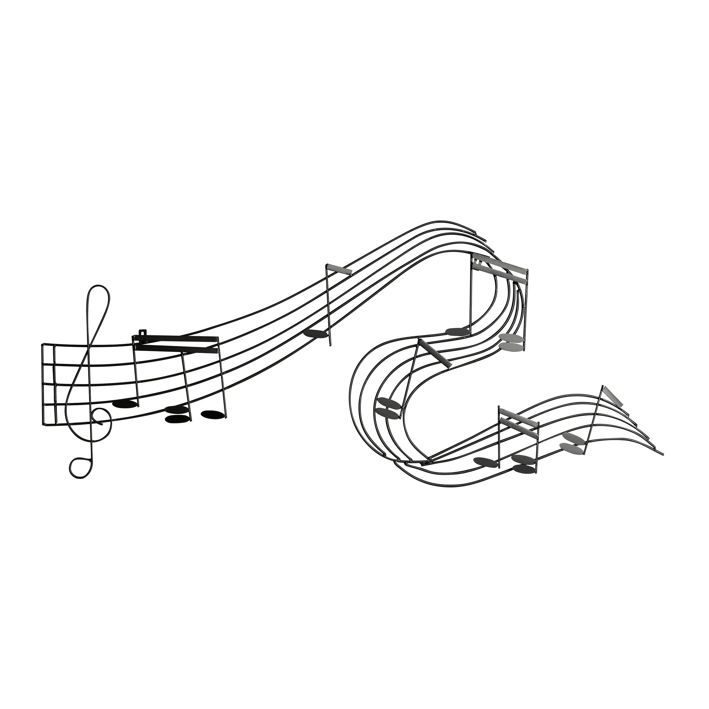 Musical Metal Wall Decor 49"W x 21"H