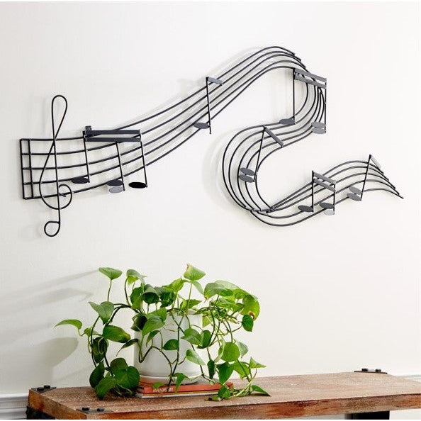 Musical Metal Wall Decor 49"W x 21"H