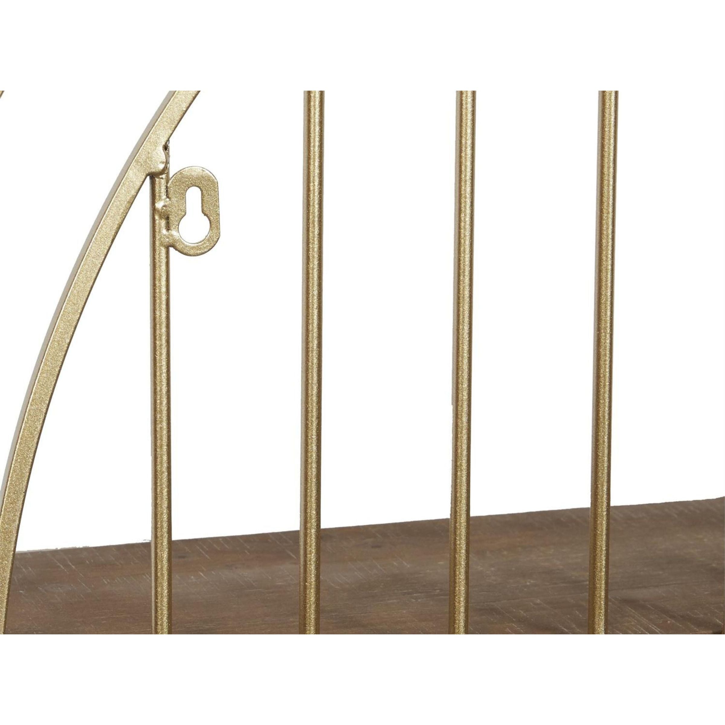 Gold Wall Shelf 28" Rnd