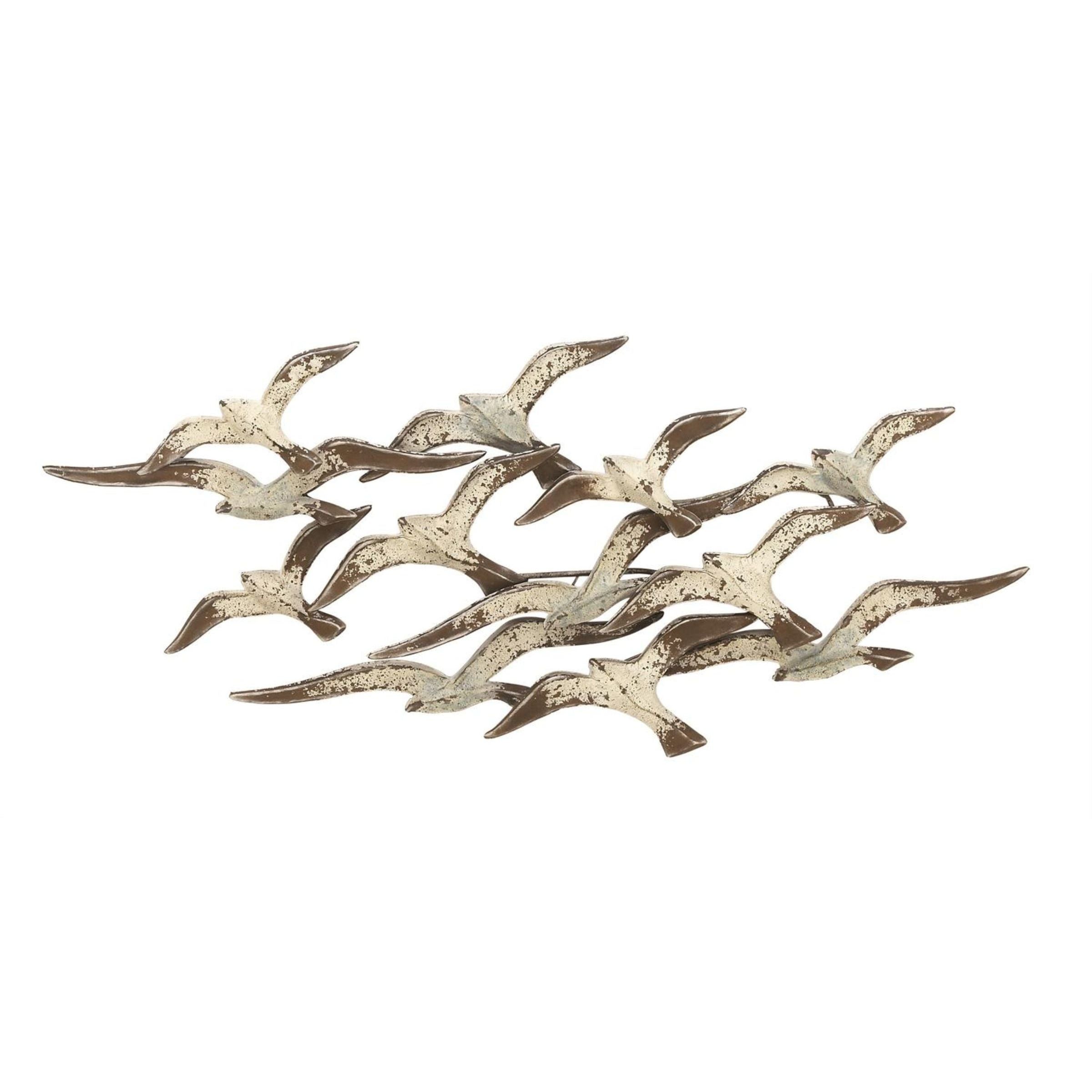 Metal Flock of Birds Wall Decor 48"W x 23"H