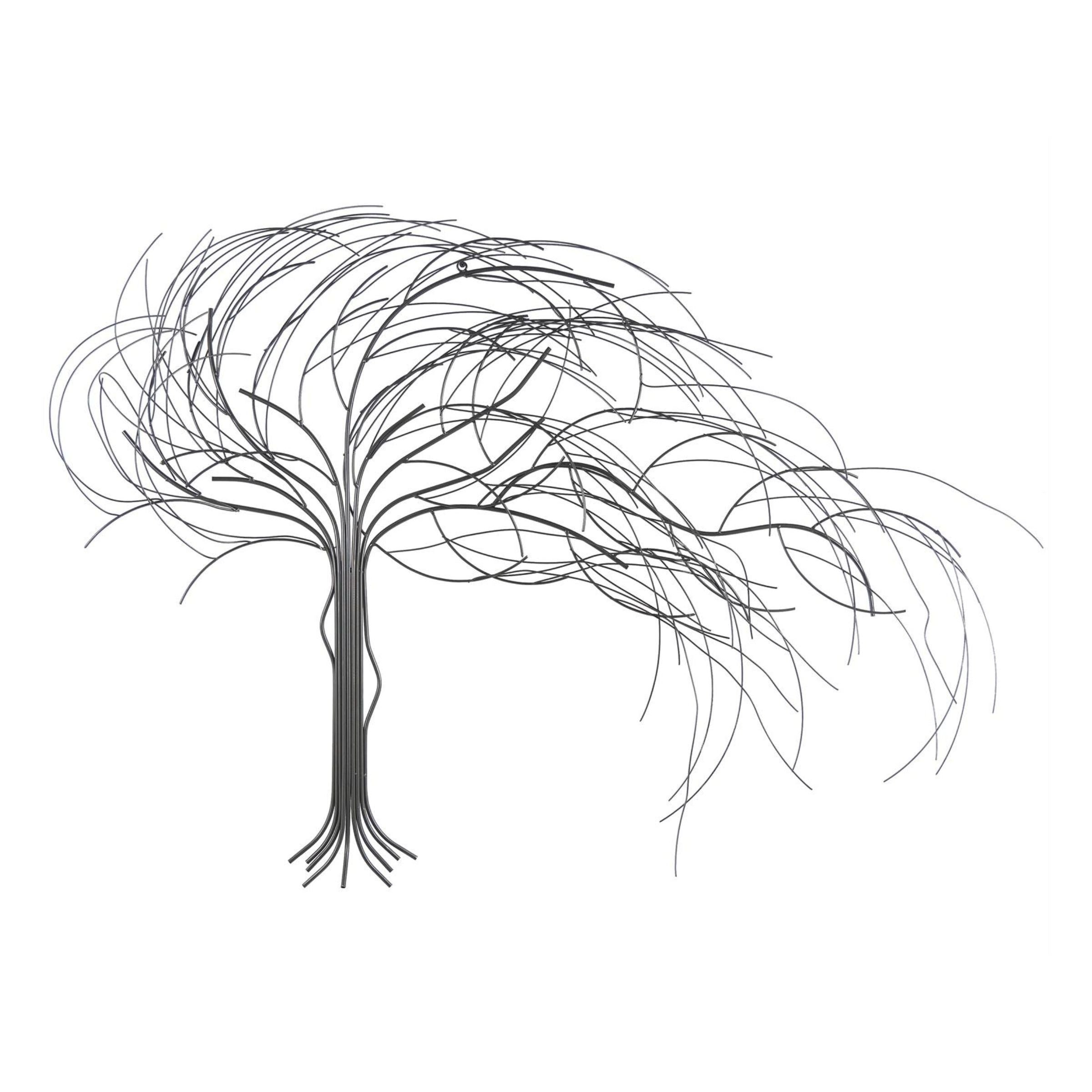 Iron Tree Metal Wall Decor 48"W x 22"H