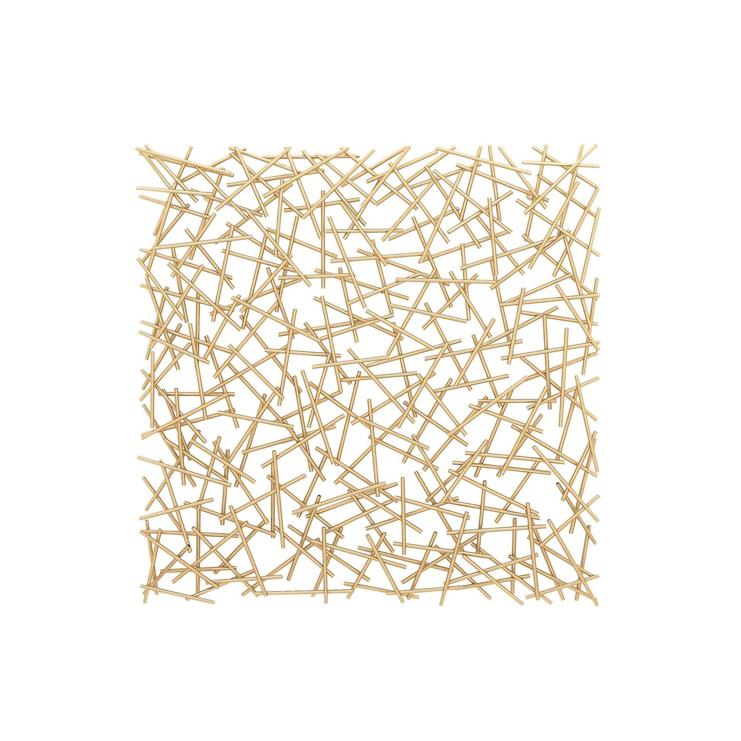 Gold Sticks Wall Decor 40"W x 40"H
