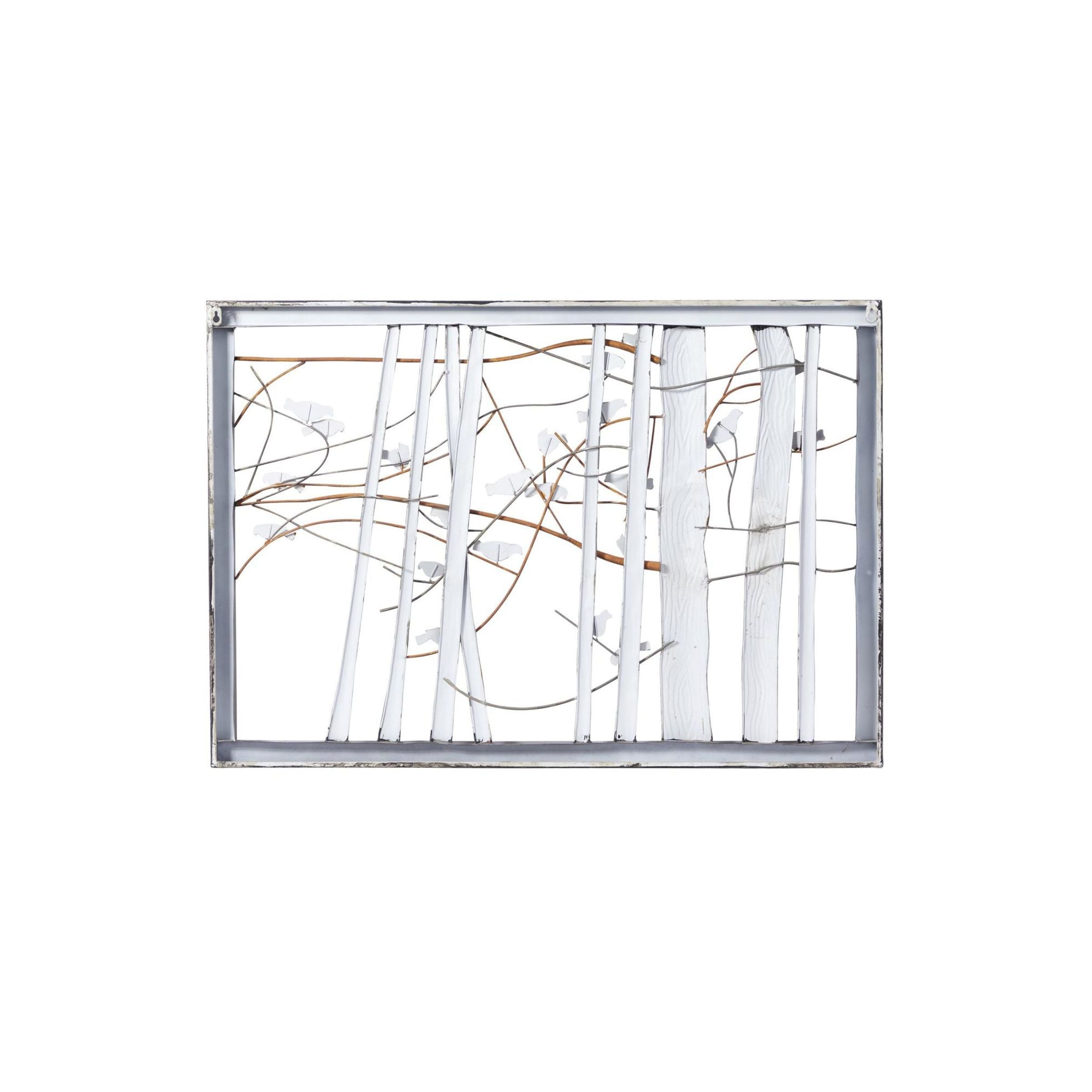 Bird and Branches Metal Wall Decor 39"W x 27"H
