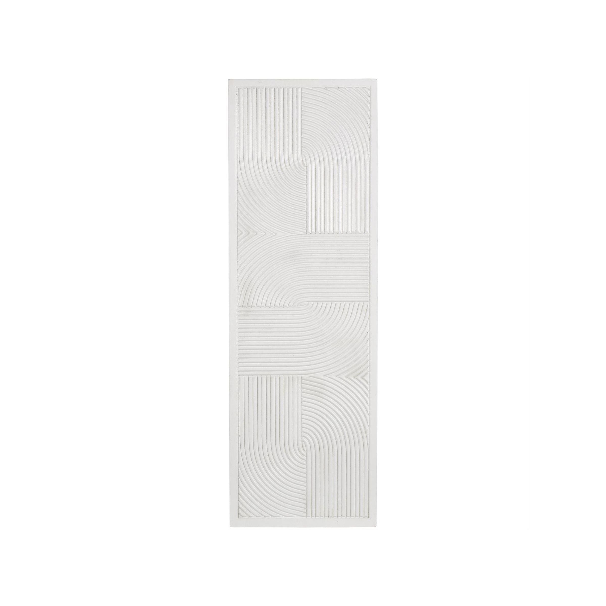 White Wood Wall Panel Decor 16"W x 48"H