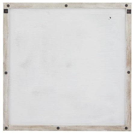 Natural White Wood Wall Decor 48"W x 48"H