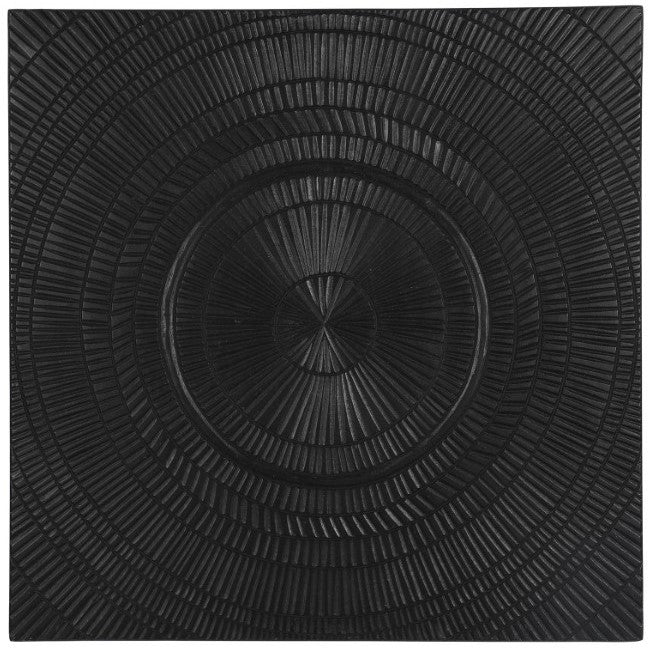 Black Wood Starburst Wall Decor 36"W x 36"H