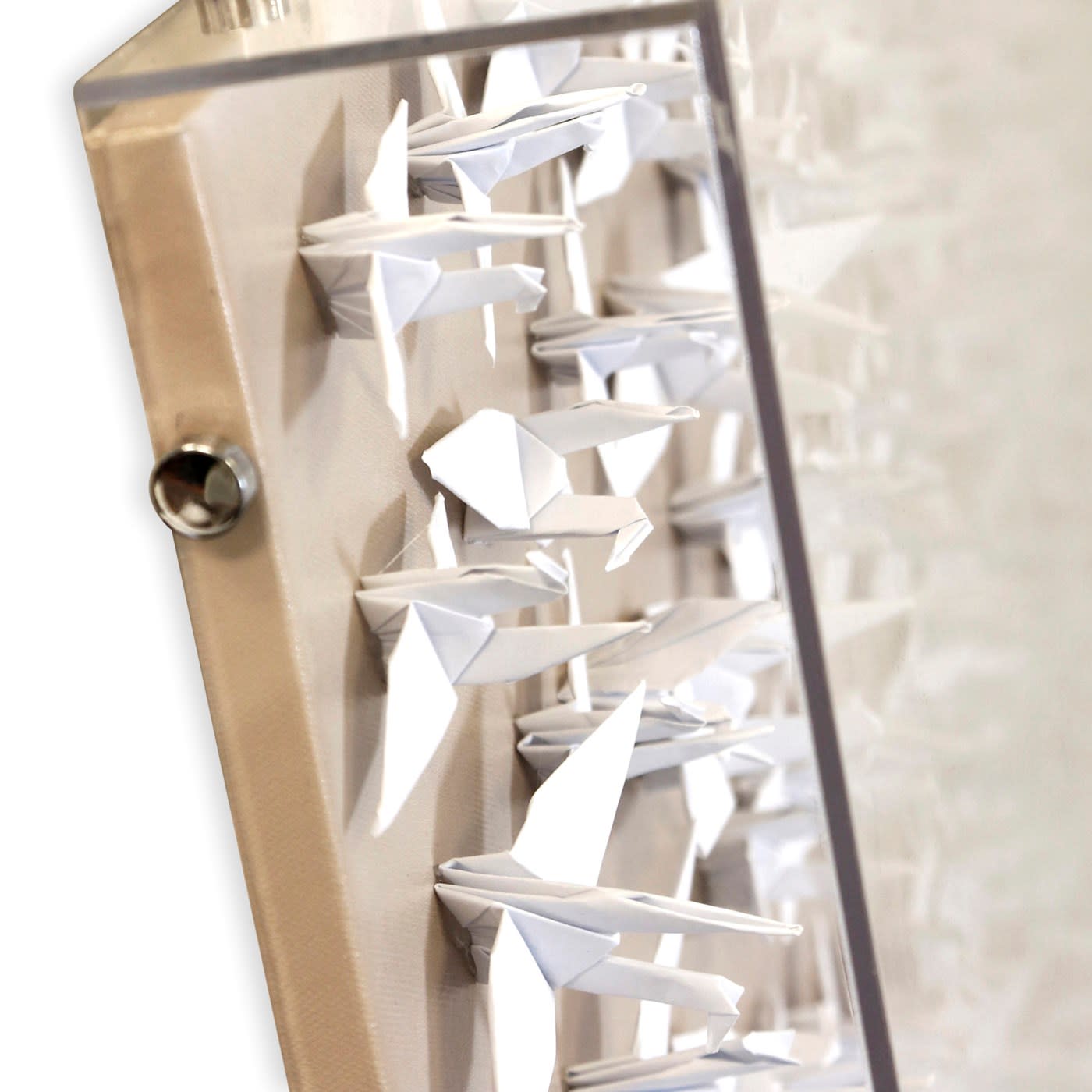 Paper Crane Acrylic Shadowbox 48"W x 48"H