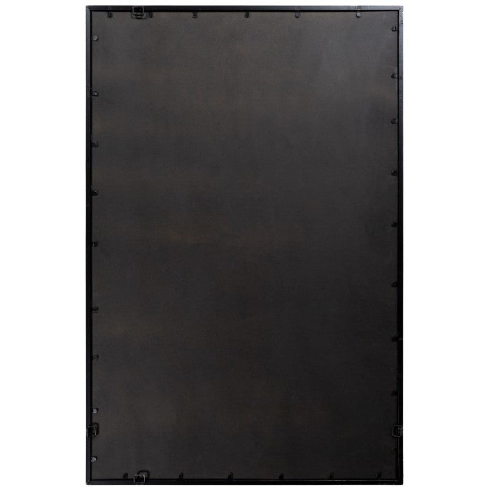 Black Metal X Wall Mirror 33"W x 55"L