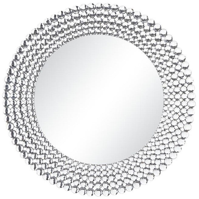 Silver Bling Mirror 36" Round