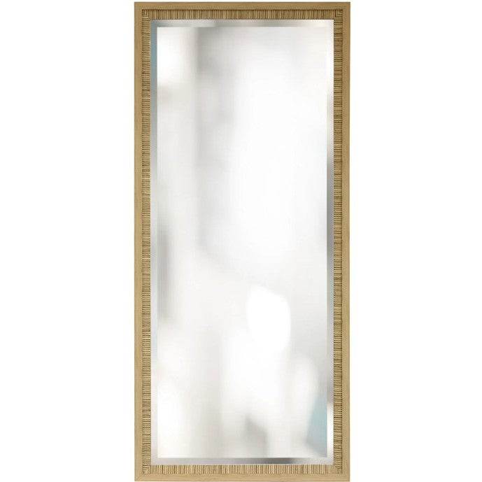 Reeded Natural Leaner Mirror 28"W x 62"H
