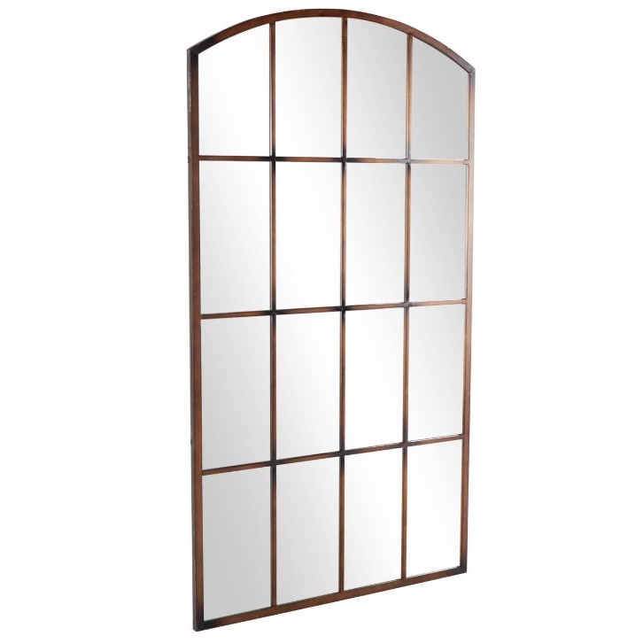 Metal Pane Leaner Mirror 39"W x 71"H