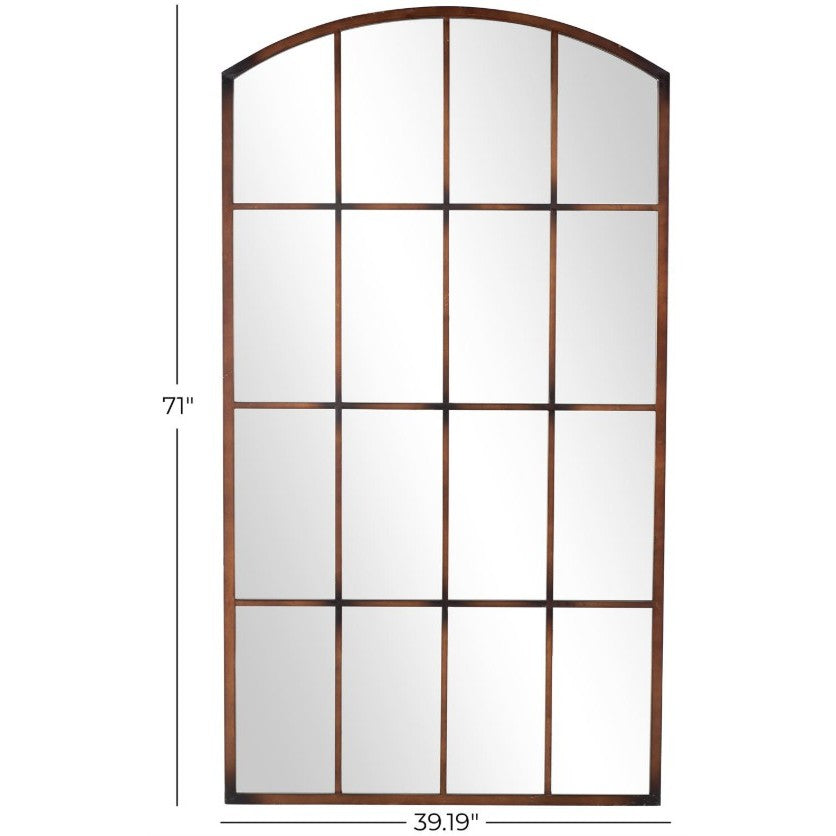 Metal Pane Leaner Mirror 39"W x 71"H