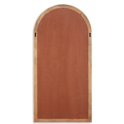 Wood Arch Floor Mirror 38"W x 77"H