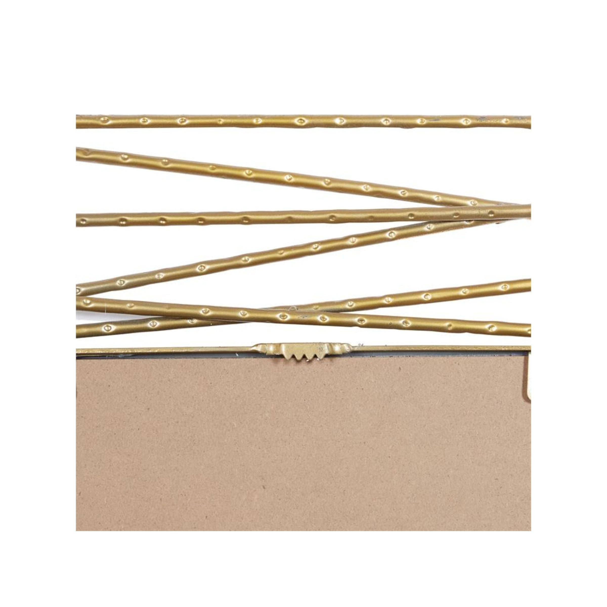 Gold Metal Wall Mirror 31"W x 47"H