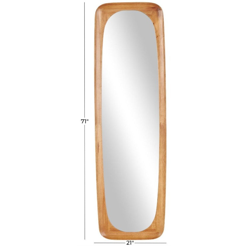 Wood Leaner Mirror 21"W x 71"H